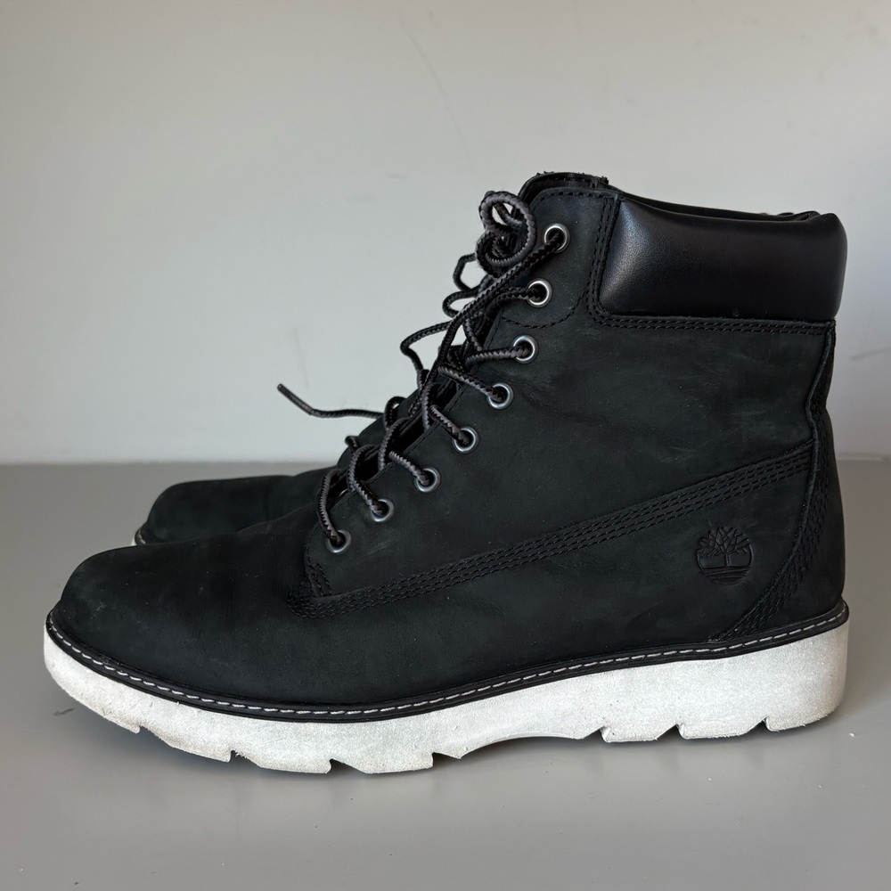 Timberland Women's Rebotl Black Lace Up Ankle Boots Size 7.5 - Picture 2 of 11